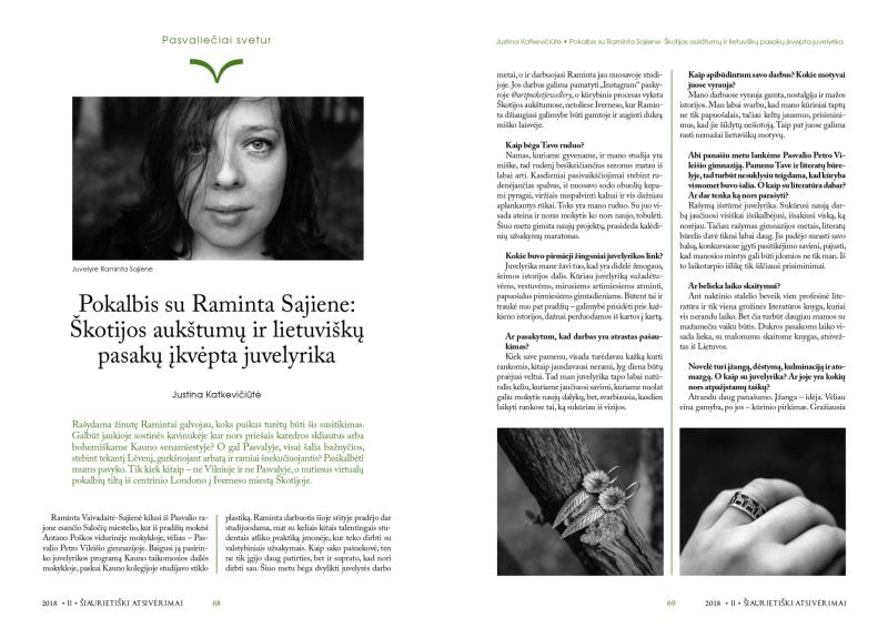 Šiaurietiški atsivėrimai : Pasvalio krašto istorijos ir kultūros žurnalas 2018, nr. 2 (45)