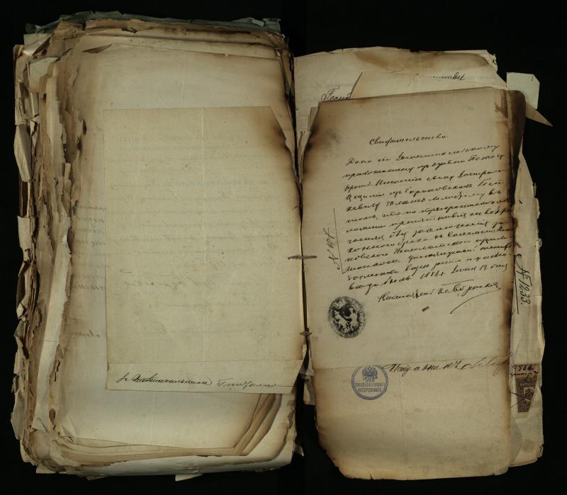 Pušaloto Romos katalikų parapijos bažnyčios 1884–1900 metų gaunamų raštų knyga