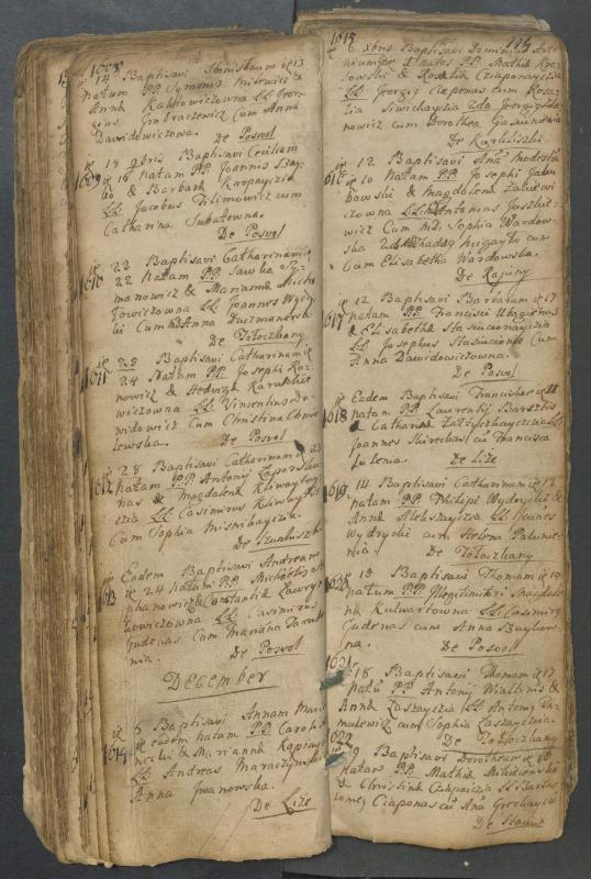 Pasvalio Romos katalikų parapijos bažnyčios 1749–1772 metų krikšto metrikų knyga