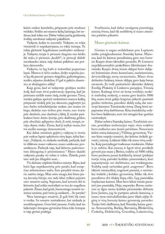 Šiaurietiški atsivėrimai : Pasvalio krašto istorijos ir kultūros žurnalas 2020, nr. 1 (48)