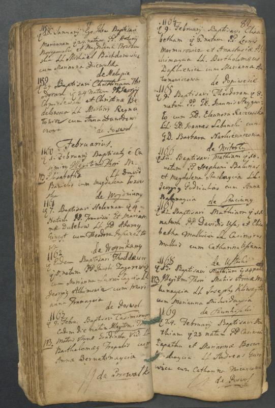 Pasvalio Romos katalikų parapijos bažnyčios 1749–1772 metų krikšto metrikų knyga