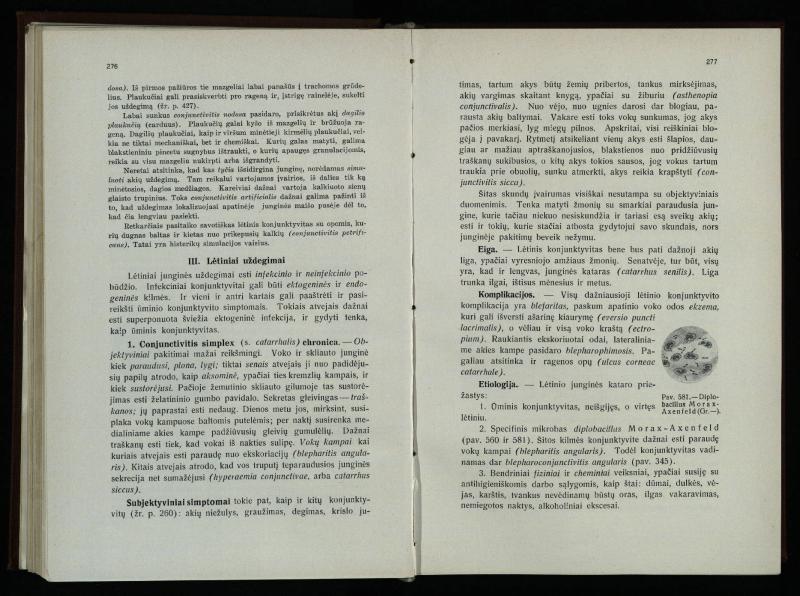 Akių ligų vadovas / Petras Avižonis. – Kaunas: Medicinos fakultetao leidinys, 1940. – VIII, 841, [2] p., 18 iliustr. lap.