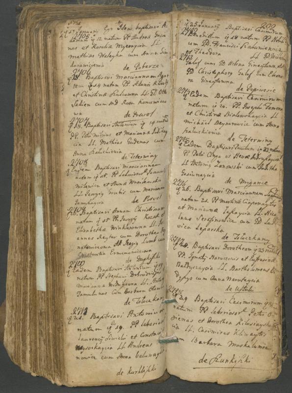 Pasvalio Romos katalikų parapijos bažnyčios 1749–1772 metų krikšto metrikų knyga