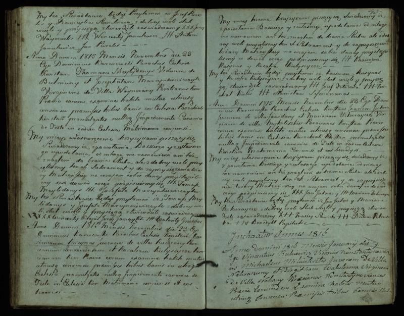Vaškų (Konstantinavo) Romos katalikų parapijos bažnyčios 1809–1827 metų jungtuvių metrikų knyga
