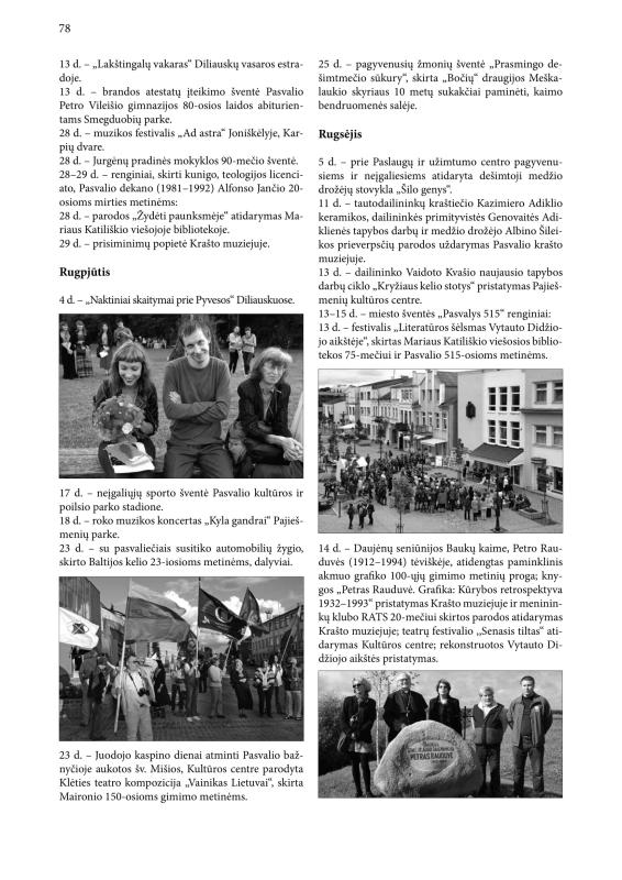 Šiaurietiški atsivėrimai : Pasvalio krašto istorijos ir kultūros žurnalas 2012, nr. 2 (33)