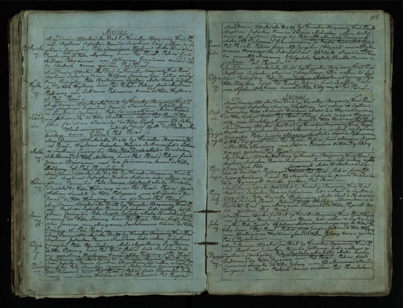Pušaloto Romos katalikų parapijos bažnyčios 1802–1814 metų krikšto metrikų knyga