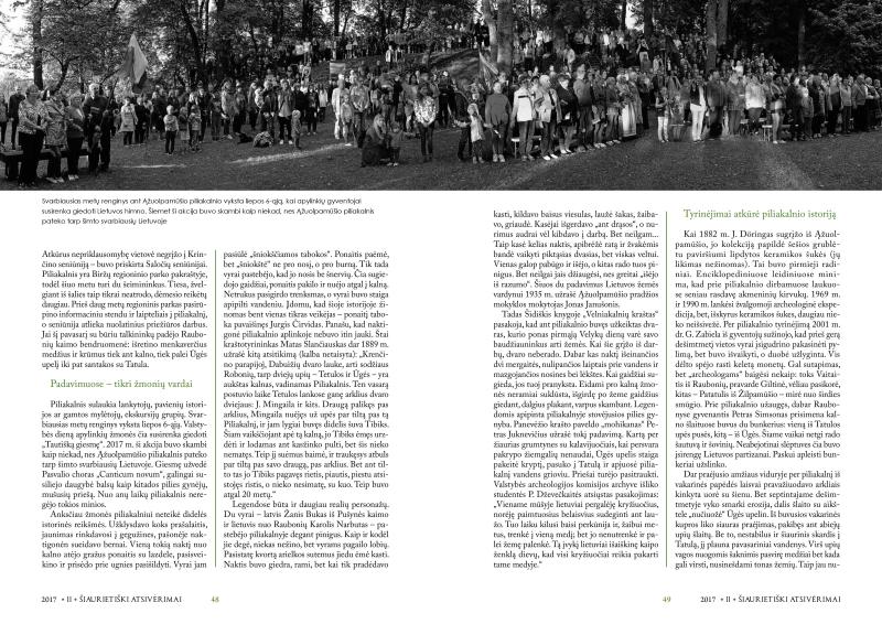 Šiaurietiški atsivėrimai : Pasvalio krašto istorijos ir kultūros žurnalas 2017, nr. 2 (43)