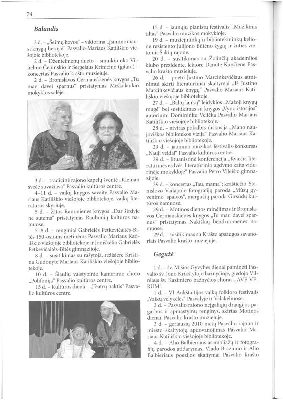 Šiaurietiški atsivėrimai : Pasvalio krašto istorijos ir kultūros žurnalas 2011, nr. 2 (31)