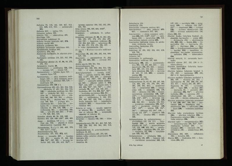 Akių ligų vadovas / Petras Avižonis. – Kaunas: Medicinos fakultetao leidinys, 1940. – VIII, 841, [2] p., 18 iliustr. lap.