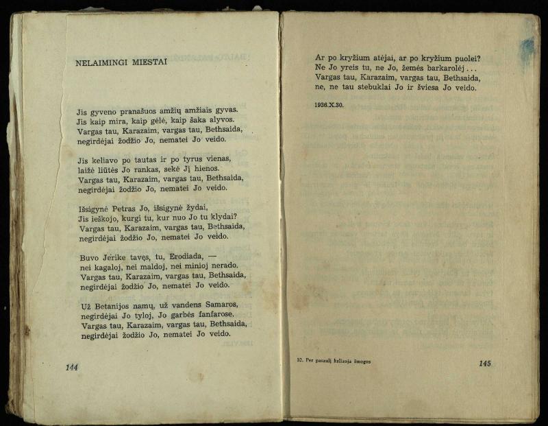 Per pasaulį keliauja žmogus : rinktinė poezija