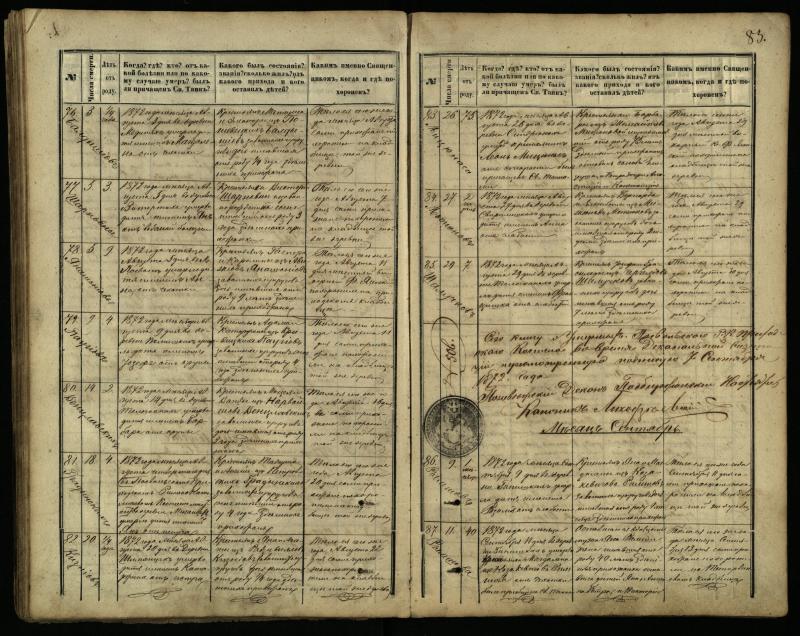 Pasvalio Romos katalikų parapijos bažnyčios 1866–1881 metų mirties metrikų knyga