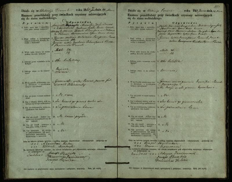 Pasvalio Romos katalikų parapijos bažnyčios 1859–1867 metų priešjungtuvinės apklausos knyga