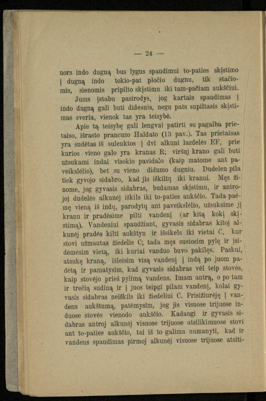Populiariškas rankvedis fyzikos / parašė P. Neris. – Vilnius: „Vilniaus žinių“ [išleid. ir] sp., 1905. – 100 p.
