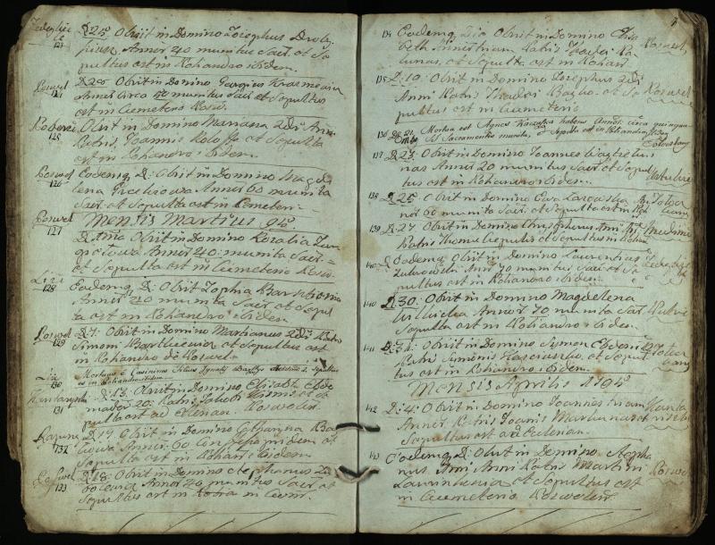 Pasvalio Romos katalikų parapijos bažnyčios 1794–1819 metų mirties metrikų knyga