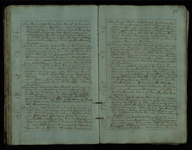 Pušaloto Romos katalikų parapijos bažnyčios 1802–1814 metų krikšto metrikų knyga