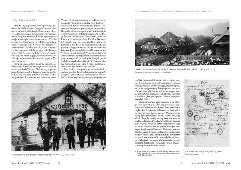 Šiaurietiški atsivėrimai : Pasvalio krašto istorijos ir kultūros žurnalas 2018, nr. 2 (45)