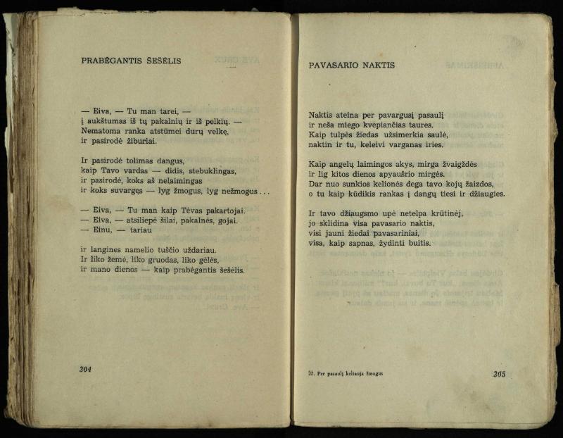 Per pasaulį keliauja žmogus : rinktinė poezija