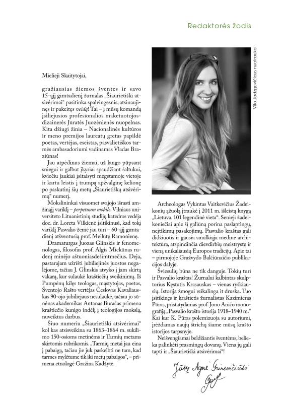 Šiaurietiški atsivėrimai : Pasvalio krašto istorijos ir kultūros žurnalas 2013, nr. 2 (35)