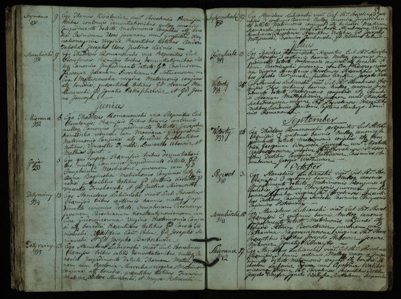 Pasvalio Romos katalikų parapijos bažnyčios 1793–1824 metų jungtuvių metrikų knyga