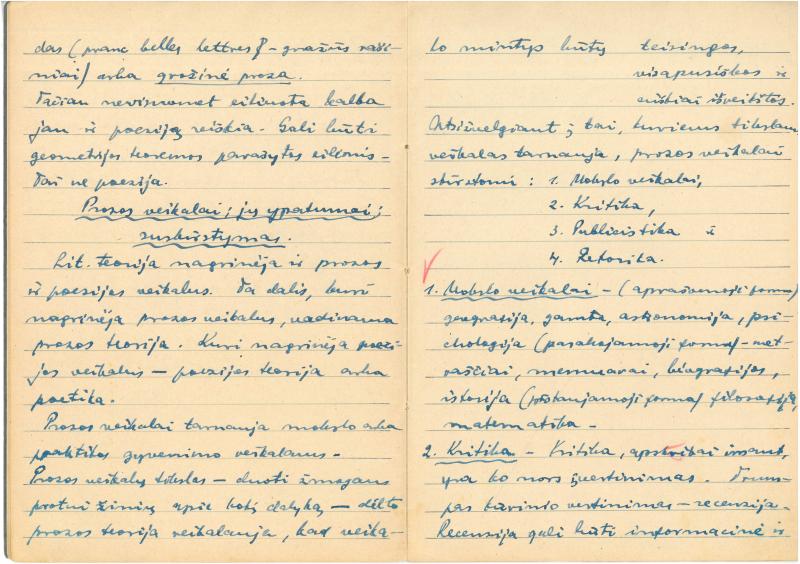 Rašytojo, savaitraščio „Tėviškės Žiburiai“ redaktoriaus Česlovo Senkevičiaus parengta literatūros teorijos pradmenų santrauka