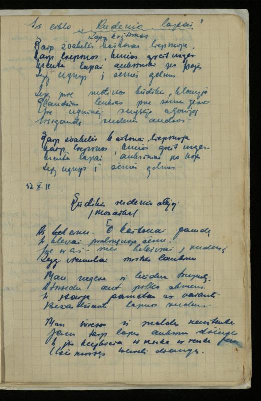 Žurnalisto, literato, vertėjo Kazimiero Pūro „Išrašai poezijos posmų iš tarpukario metų spaudos ir knygų“