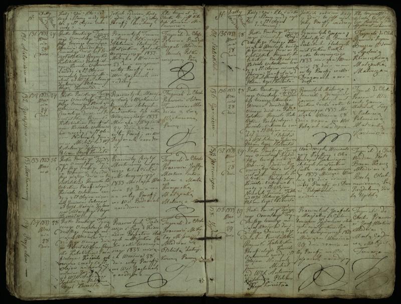 Pušaloto Romos katalikų parapijos bažnyčios 1828–1834 metų krikšto metrikų knyga