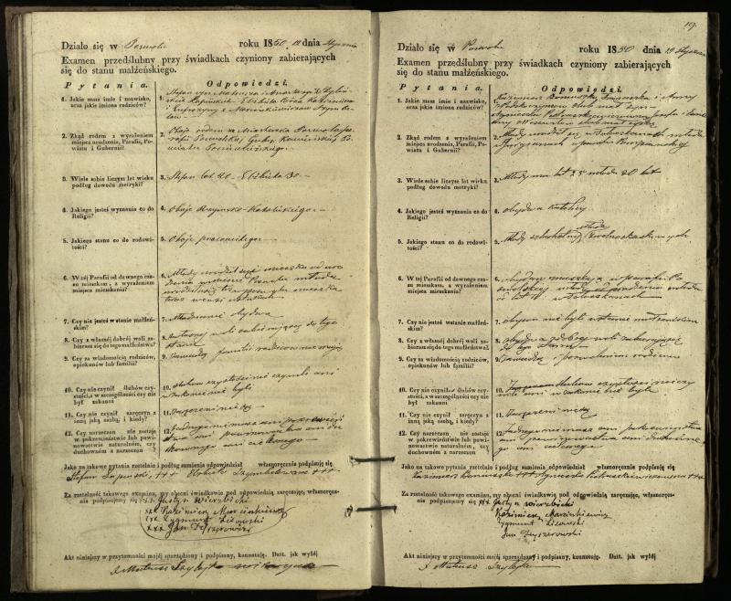 Pasvalio Romos katalikų parapijos bažnyčios 1849–1859 metų priešjungtuvinės apklausos knyga