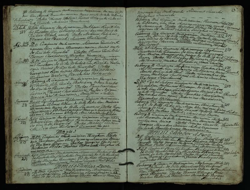 Pasvalio Romos katalikų parapijos bažnyčios 1793–1824 metų jungtuvių metrikų knyga