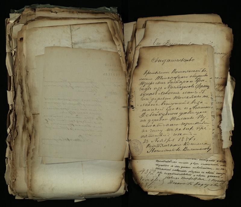 Pušaloto Romos katalikų parapijos bažnyčios 1884–1900 metų gaunamų raštų knyga