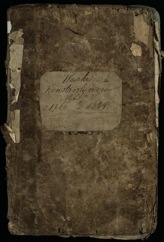 Vaškų (Konstantinavo) Romos katalikų parapijos bažnyčios 1766–1804 metų jungtuvių metrikų knyga