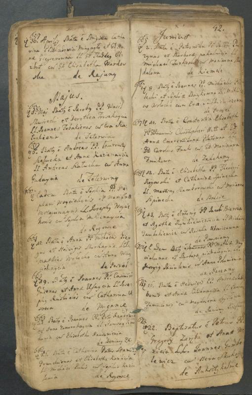Pasvalio Romos katalikų parapijos bažnyčios 1749–1772 metų krikšto metrikų knyga