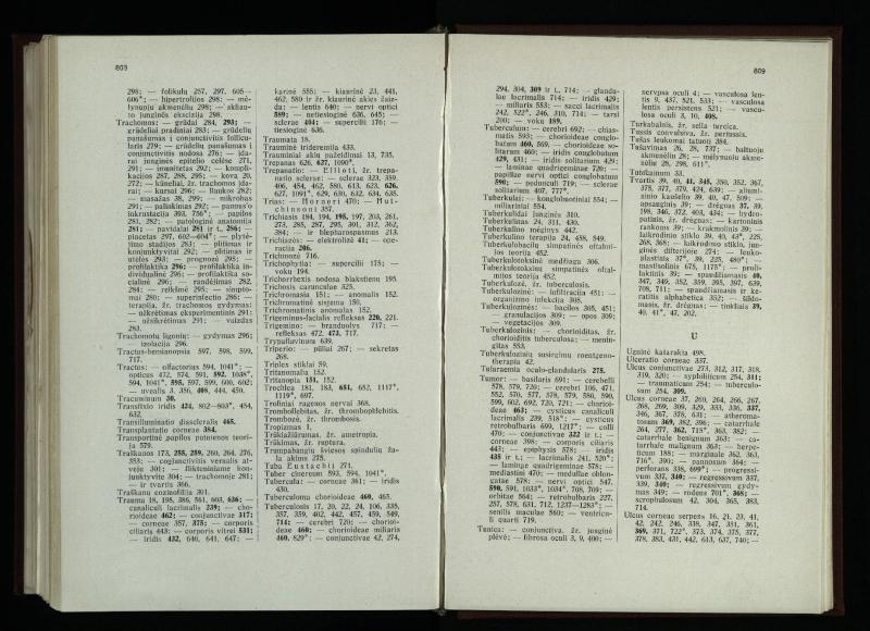 Akių ligų vadovas / Petras Avižonis. – Kaunas: Medicinos fakultetao leidinys, 1940. – VIII, 841, [2] p., 18 iliustr. lap.
