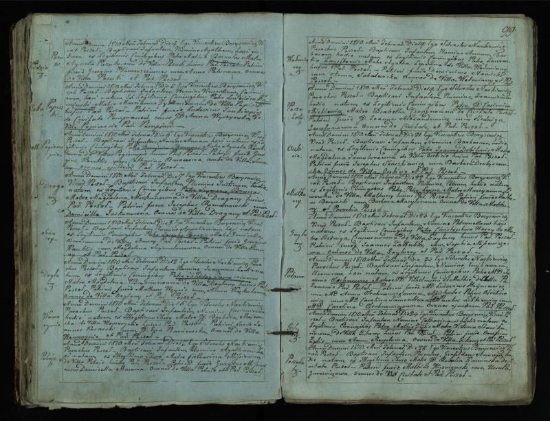 Pušaloto Romos katalikų parapijos bažnyčios 1802–1814 metų krikšto metrikų knyga