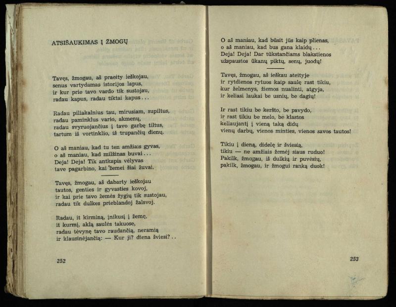 Per pasaulį keliauja žmogus : rinktinė poezija