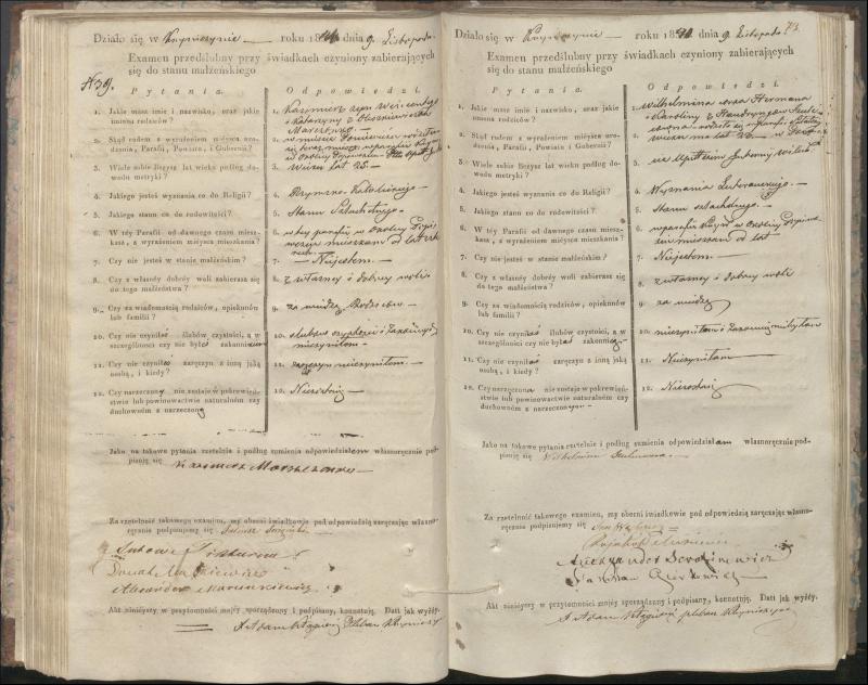 Krinčino Romos katalikų parapijos bažnyčios 1840–1844 metų priešjungtuvinės apklausos knyga