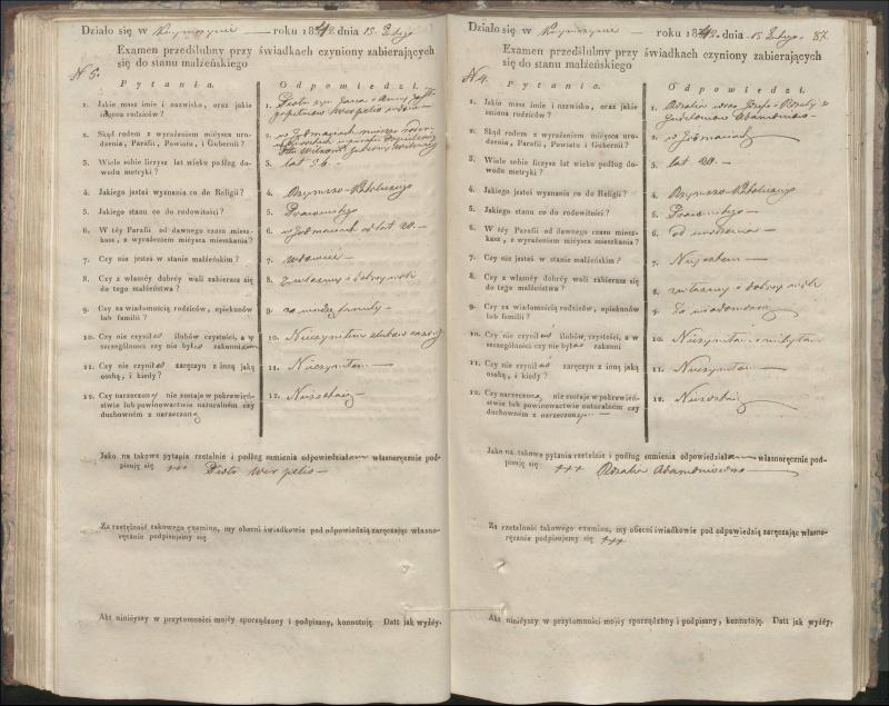 Krinčino Romos katalikų parapijos bažnyčios 1840–1844 metų priešjungtuvinės apklausos knyga