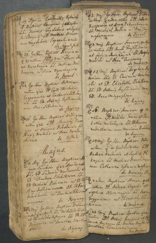 Pasvalio Romos katalikų parapijos bažnyčios 1749–1772 metų krikšto metrikų knyga