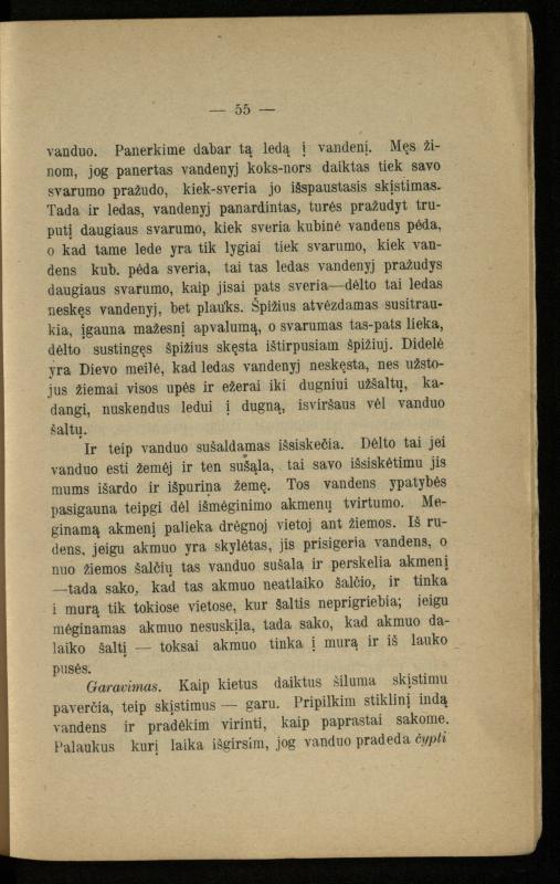Populiariškas rankvedis fyzikos / parašė P. Neris. – Vilnius: „Vilniaus žinių“ [išleid. ir] sp., 1905. – 100 p.
