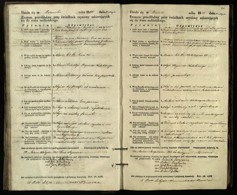 Pasvalio Romos katalikų parapijos bažnyčios 1849–1859 metų priešjungtuvinės apklausos knyga