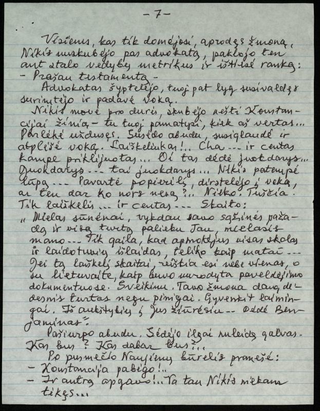 Rašytojo, savaitraščio „Tėviškės Žiburiai“ redaktoriaus Česlovo Senkevičiaus novelė „Vienas centas“, spausdinta knygoje „Trys iki šimto“