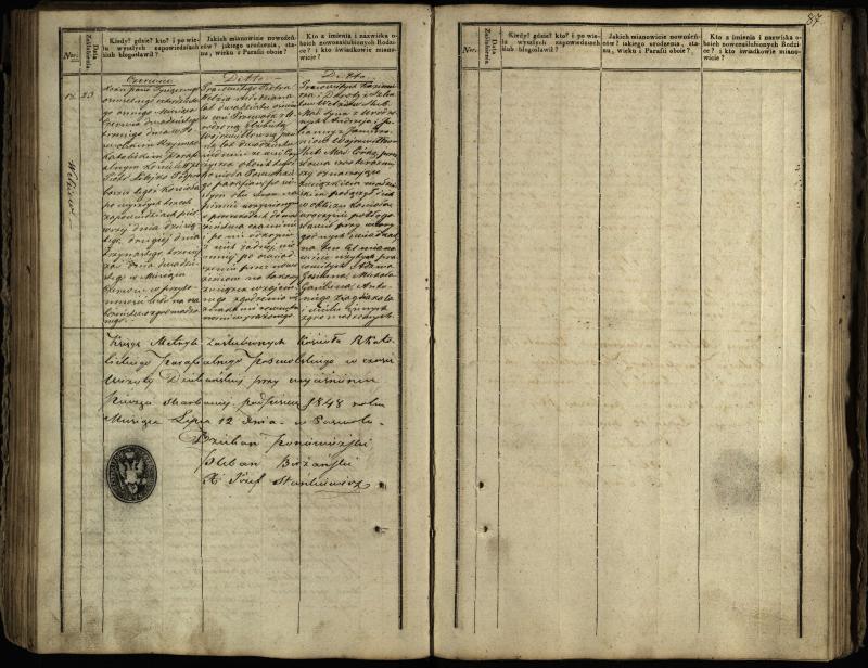 Pasvalio Romos katalikų parapijos bažnyčios 1837–1848 metų jungtuvių metrikų knyga