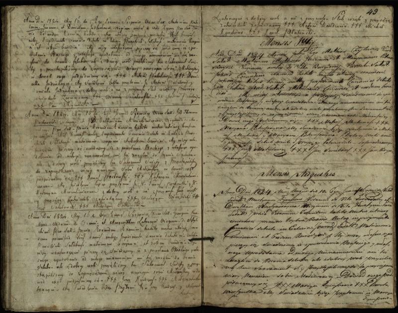 Saločių Romos katalikų parapijos bažnyčios 1819–1827 metų priešjungtuvinės apklausos knyga
