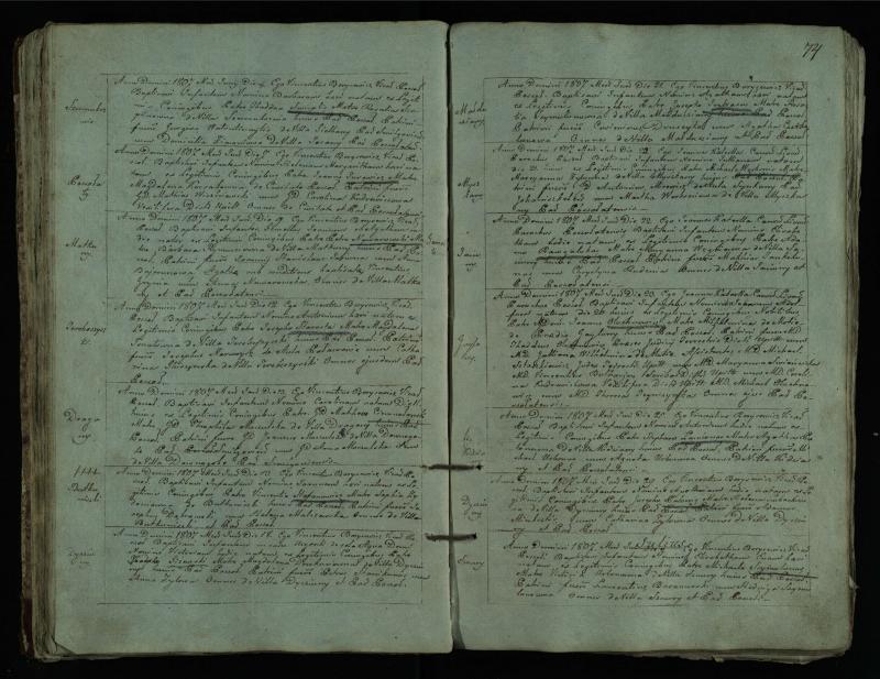 Pušaloto Romos katalikų parapijos bažnyčios 1802–1814 metų krikšto metrikų knyga