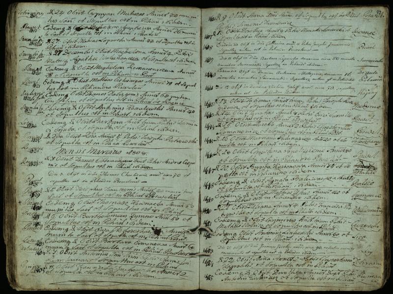 Pasvalio Romos katalikų parapijos bažnyčios 1794–1819 metų mirties metrikų knyga