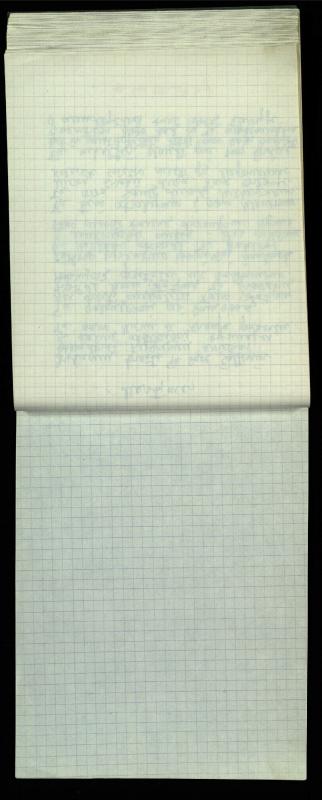 Poeto Jono Vytauto Nistelio eilėraščių sąsiuvinis