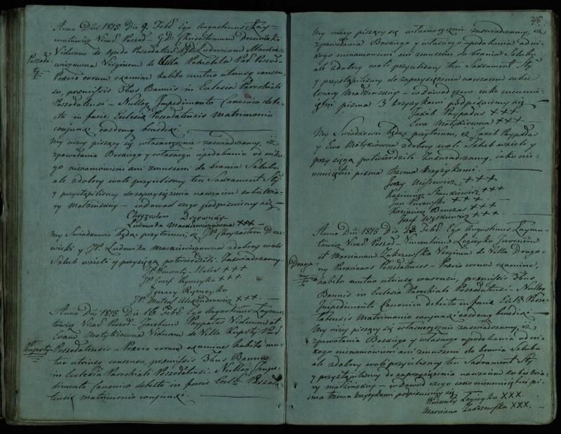 Pušaloto Romos katalikų parapijos bažnyčios 1810–1819 metų jungtuvių metrikų knyga