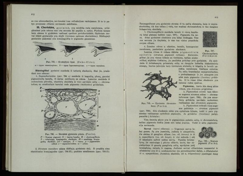 Akių ligų vadovas / Petras Avižonis. – Kaunas: Medicinos fakultetao leidinys, 1940. – VIII, 841, [2] p., 18 iliustr. lap.