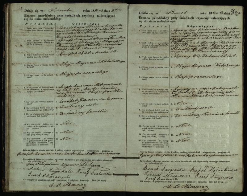 Pasvalio Romos katalikų parapijos bažnyčios 1859–1867 metų priešjungtuvinės apklausos knyga