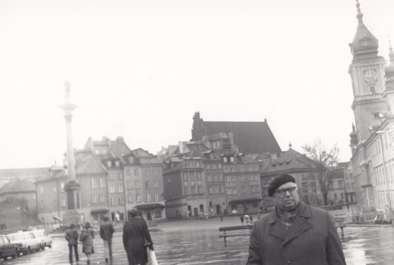 Eugenijus Matuzevičius Varšuvos senamiestyje