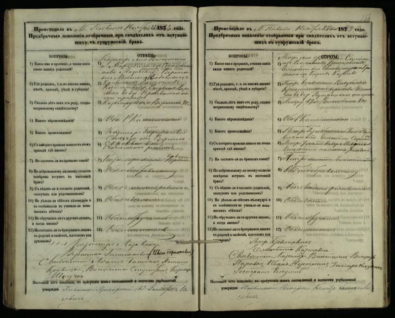 Pasvalio Romos katalikų parapijos bažnyčios 1876–1885 metų priešjungtuvinės apklausos knyga